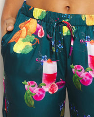 GETTIN FIGGY WITH IT TEAL - Piped Pajama Pant | Soma