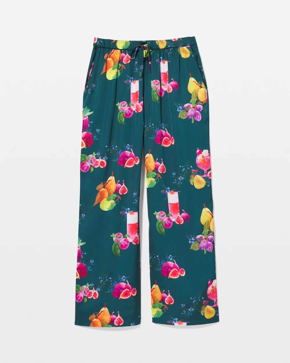 GETTIN FIGGY WITH IT TEAL - Piped Pajama Pant | Soma