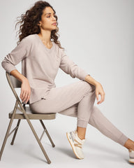 HEATHER MINK - Essential Terry Crewneck Sweatshirt | Soma