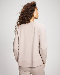 HEATHER MINK - Essential Terry Crewneck Sweatshirt | Soma