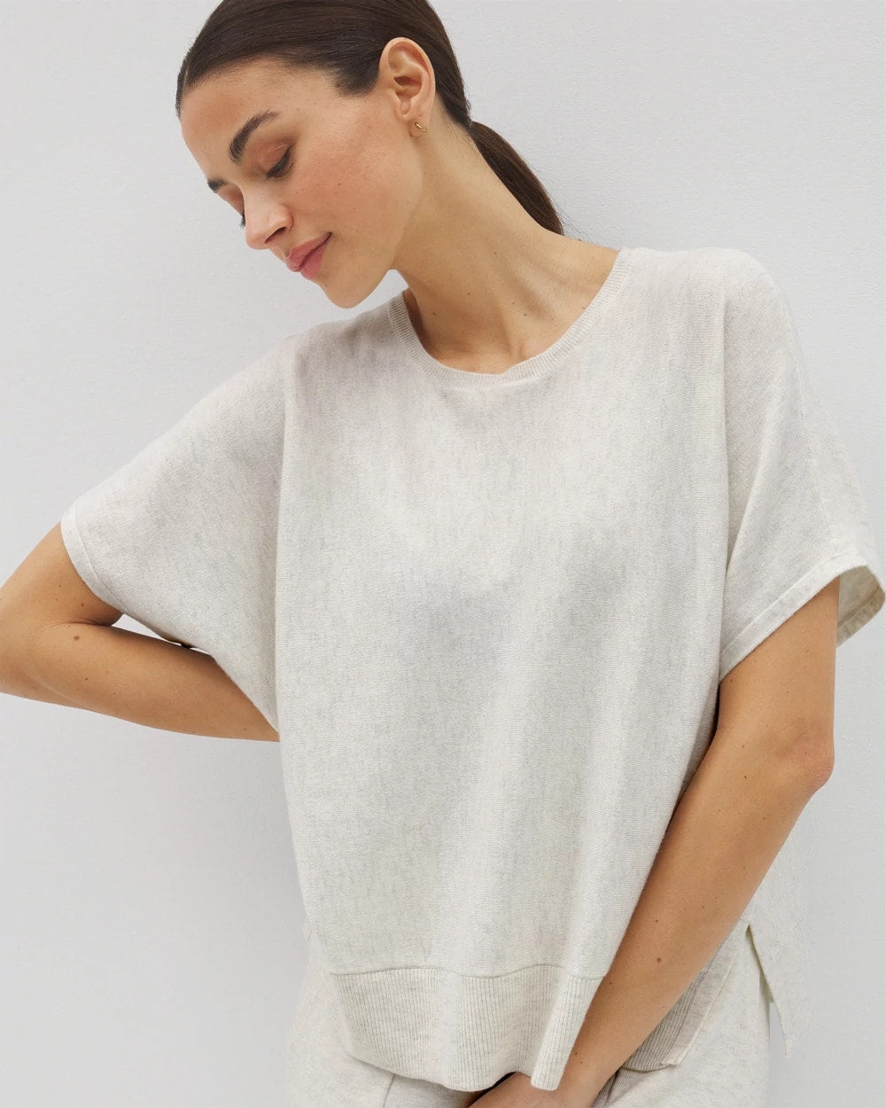 HEATHER CRYSTAL - Dolman Sweater Top | Soma