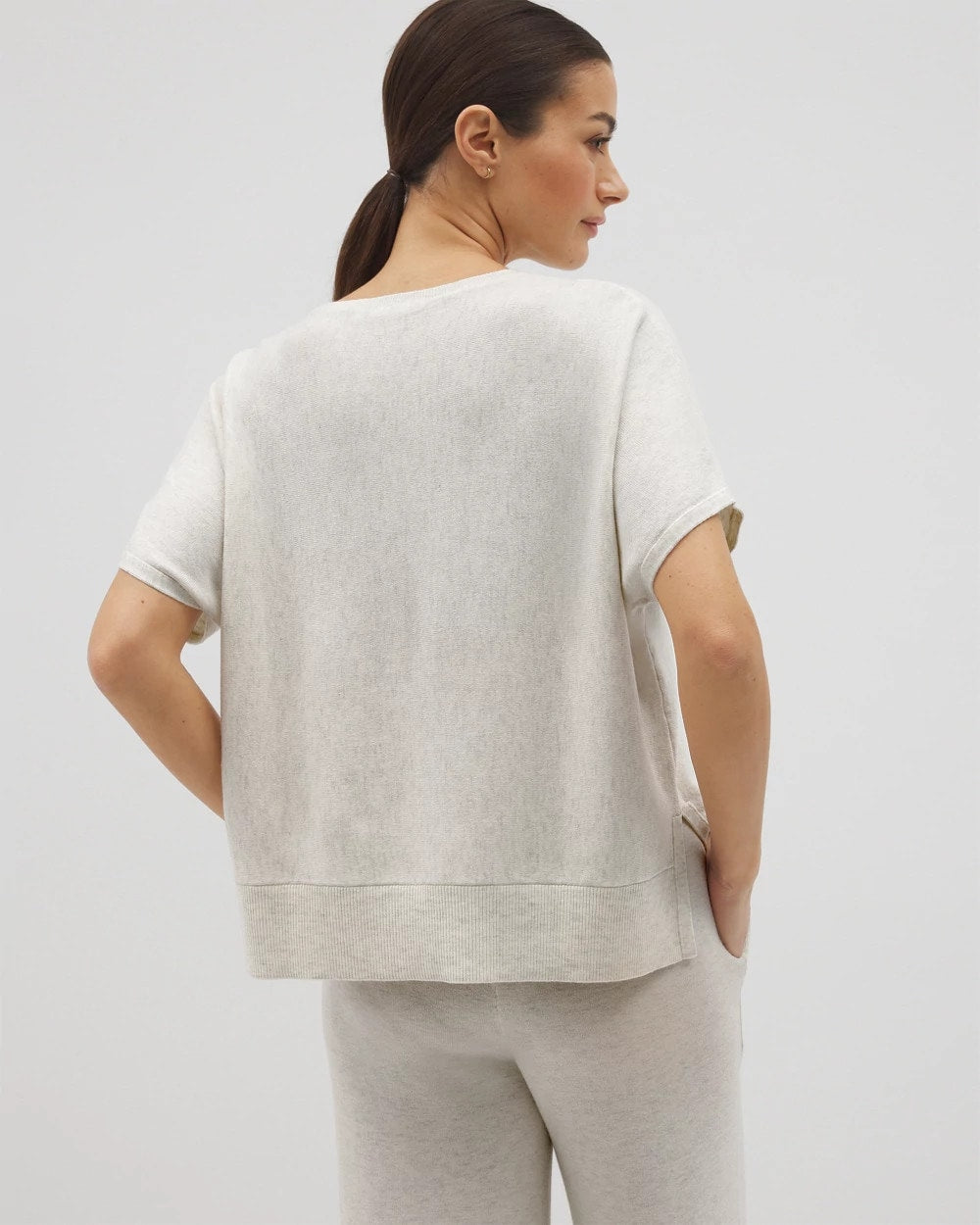 HEATHER CRYSTAL - Dolman Sweater Top | Soma