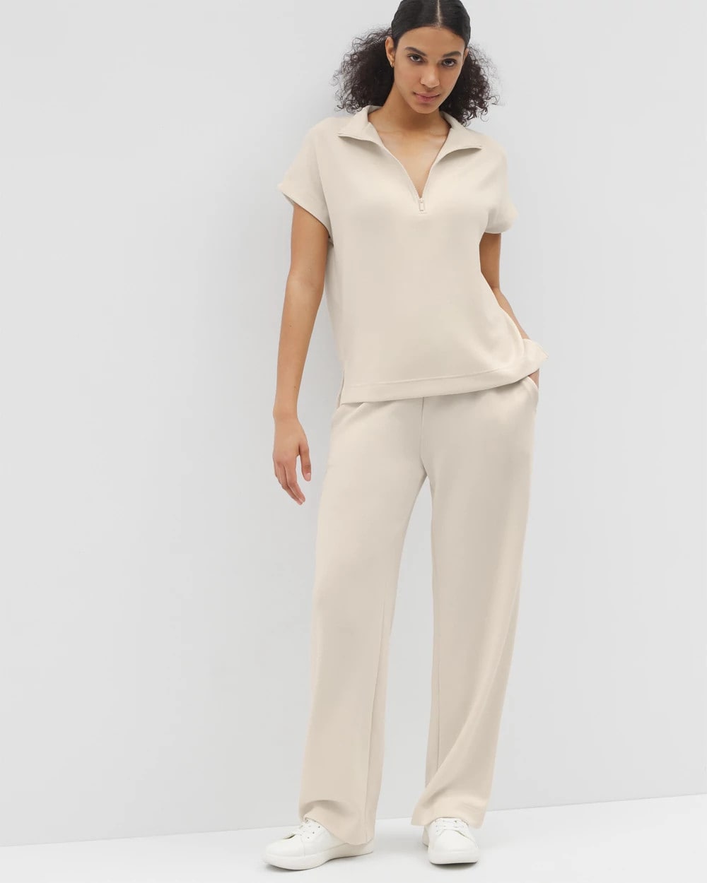 PARCHMENT - Quarter Zip Top | Soma