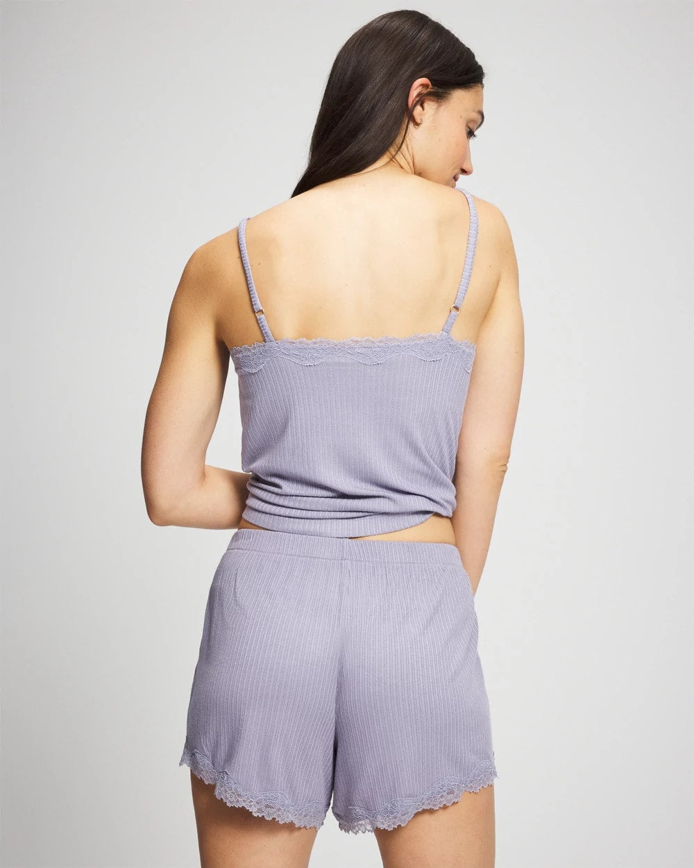 LAVENDER CLOUD - Pointelle Pajama Short | Soma