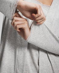 HEATHER FROST - Pointelle Pajama Cardi | Soma
