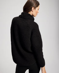 BLACK - Sherpa Pullover | Soma