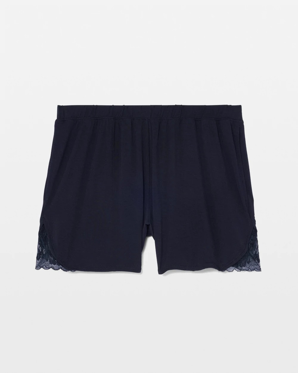 NIGHTFALL NAVY - Lace Trim Pajama Shorts | Soma