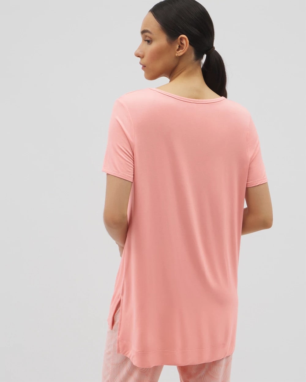 PALOMA GLOW - Short Sleeve Pajama Tunic Tee | Soma