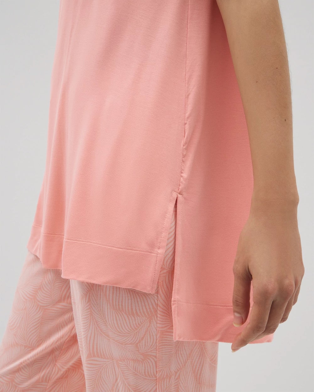 PALOMA GLOW - Short Sleeve Pajama Tunic Tee | Soma