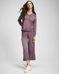 PURPLE FLINT - Cotton Sweater Crop Pant | Soma