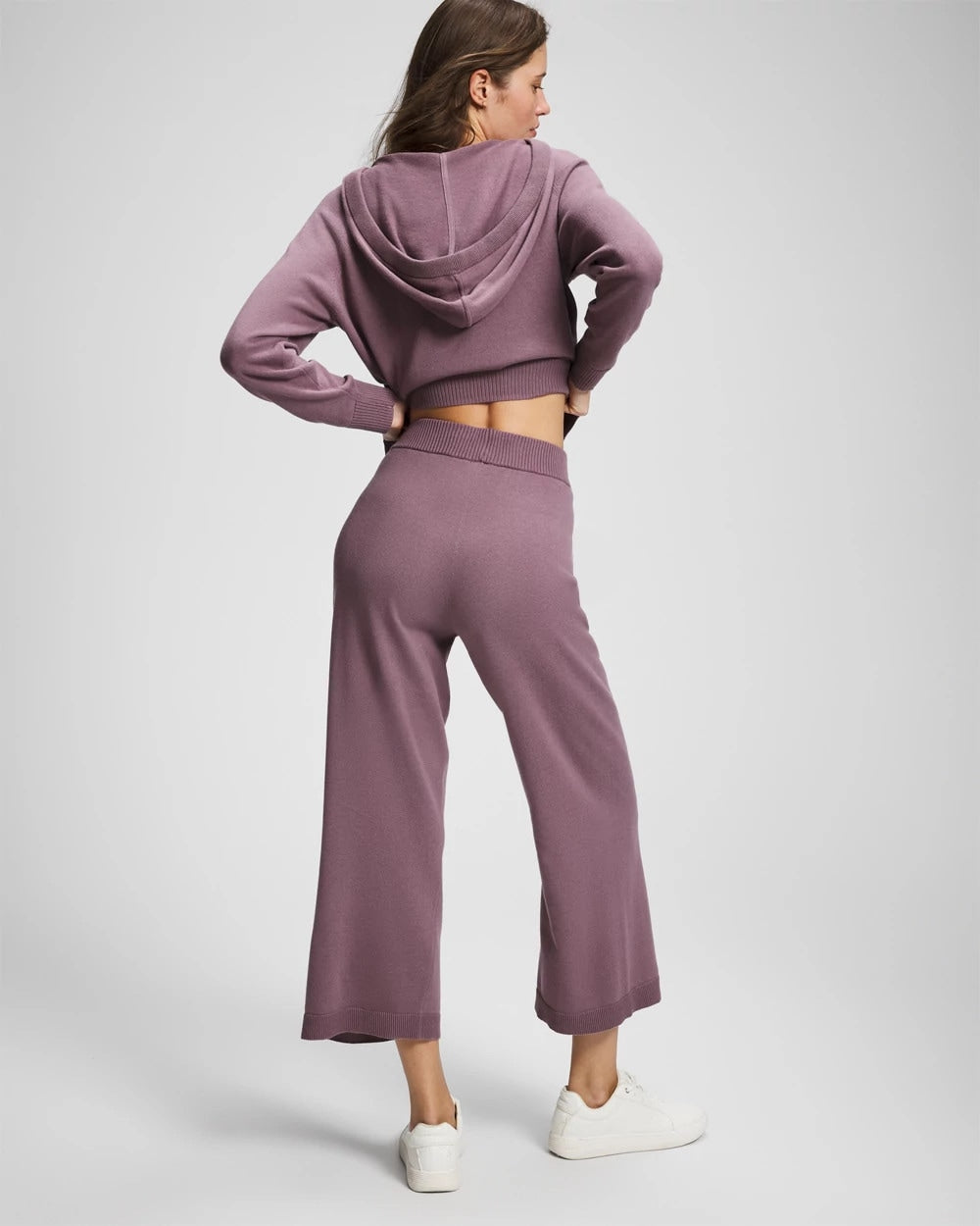PURPLE FLINT - Cotton Sweater Crop Pant | Soma