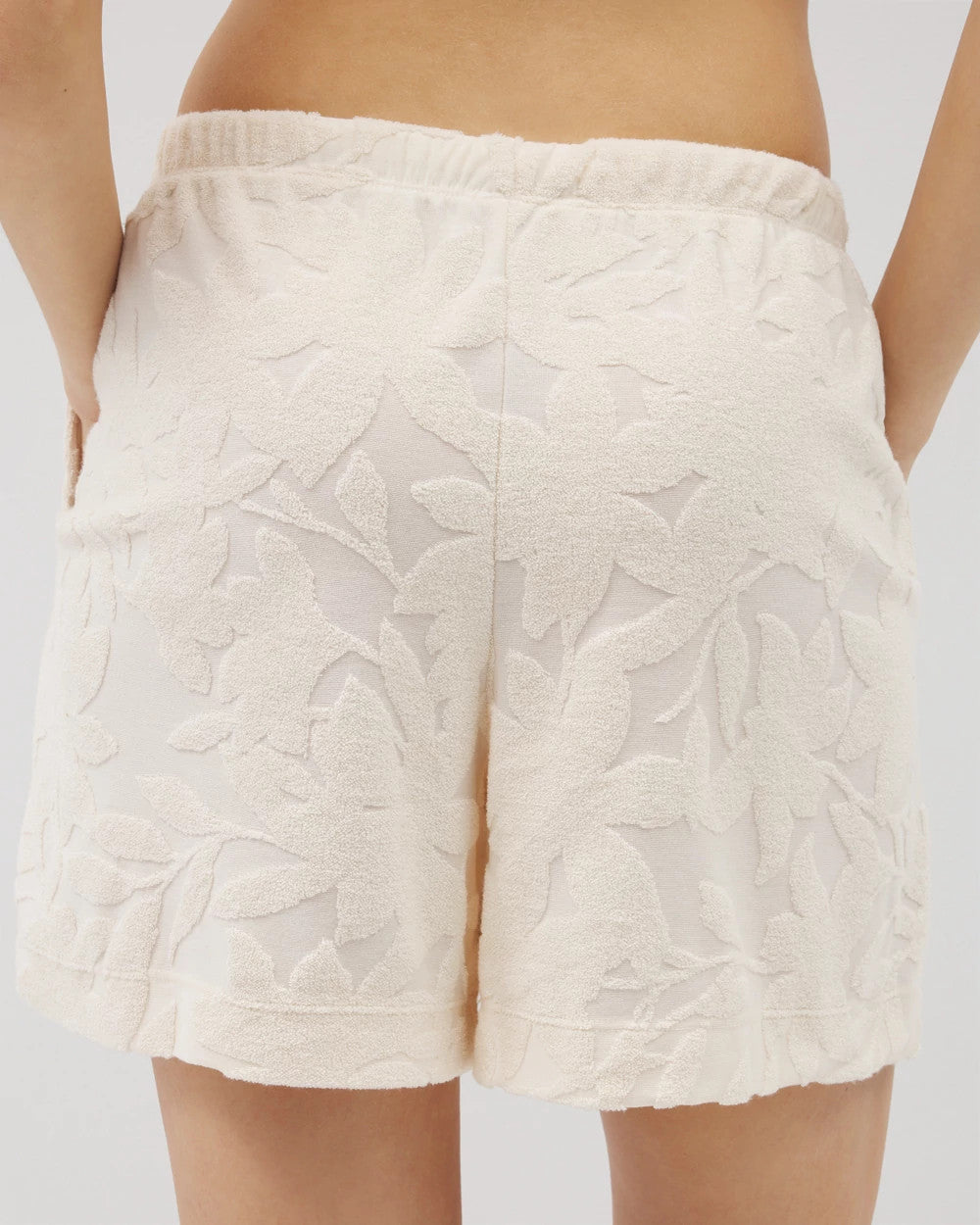 PARCHMENT - Jacquard Terry 5 Inch Short | Soma