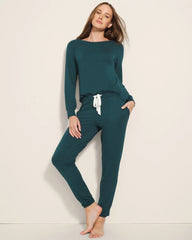 DEEP TEAL - Banded Ankle Pajama Pant | Soma