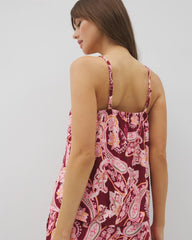 KASHMIR PAISLEY KISS - Smocked Pajama Cami | Soma