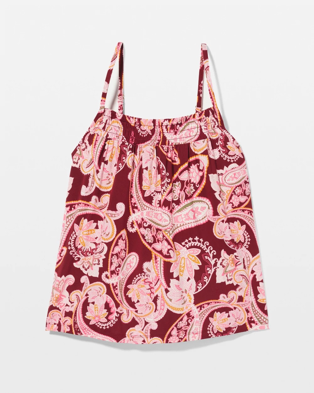 KASHMIR PAISLEY KISS - Smocked Pajama Cami | Soma