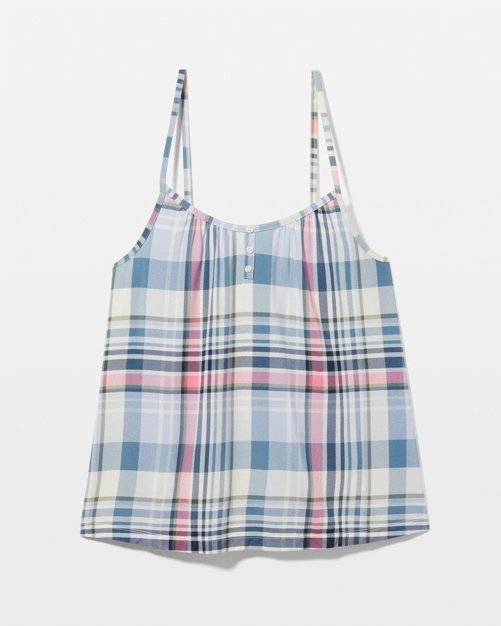 VILLA PLAID OCEAN AIR - Cool Nights Pajama Cami | Soma