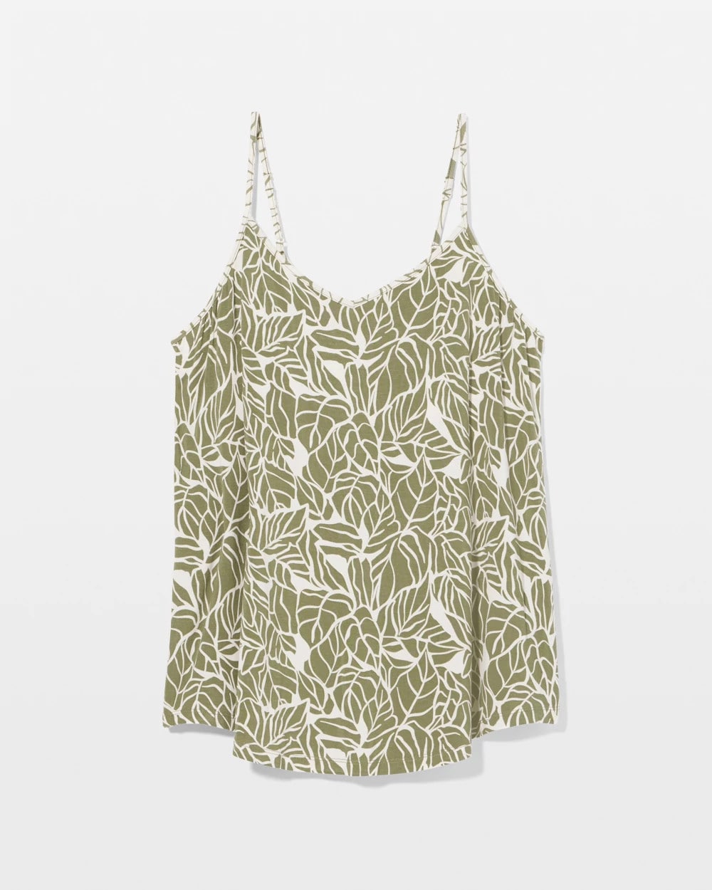 PALMTASTIC VETIVER/CHAMP - V-Neck Pajama Cami | Soma