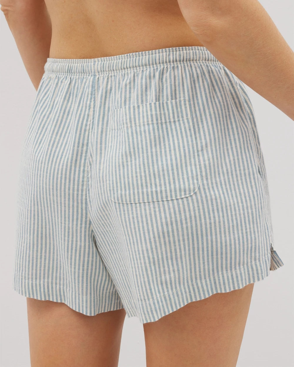 BLUE HEAVEN STRIPE - Printed Pajama Short | Soma