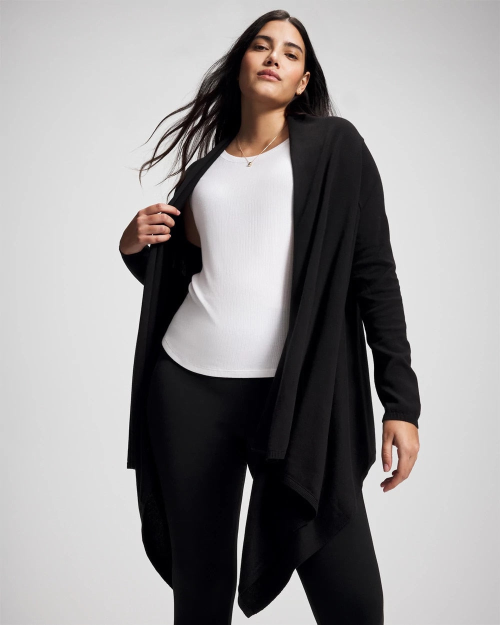 BLACK - Sweater Travel Wrap | Soma