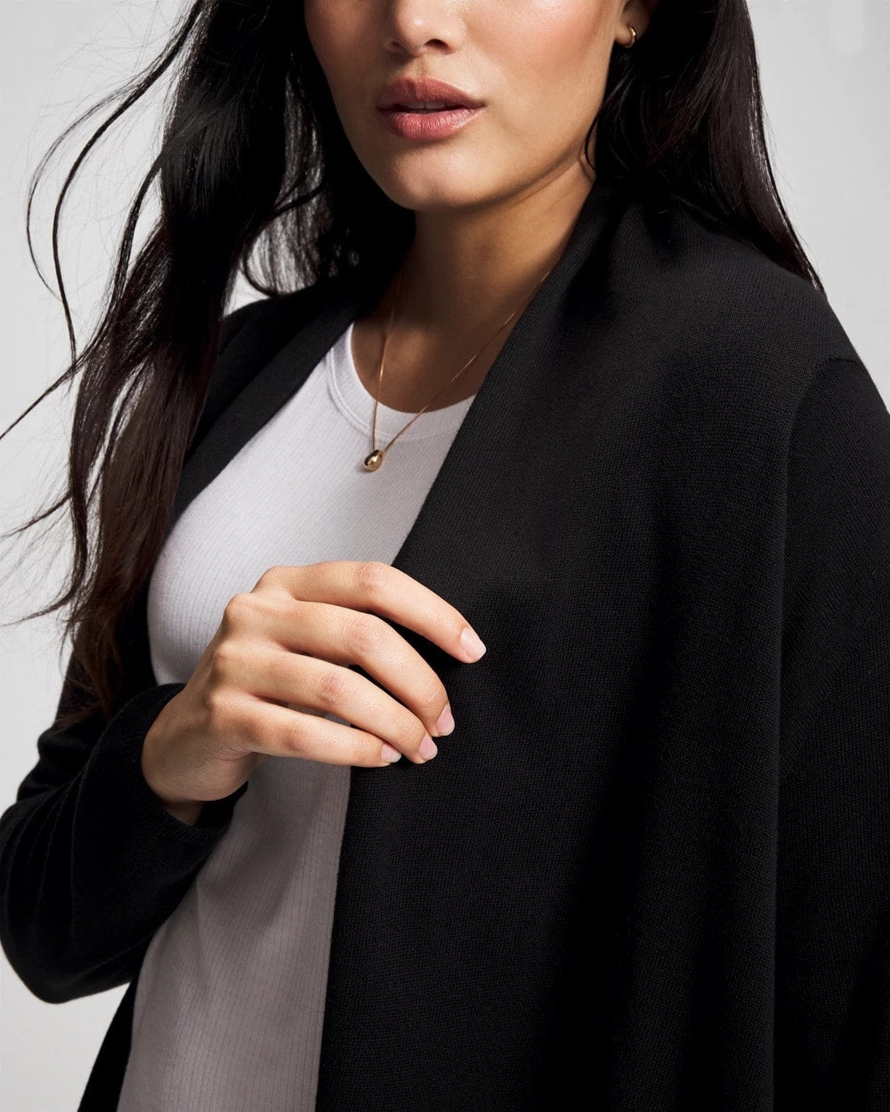 BLACK - Sweater Travel Wrap | Soma
