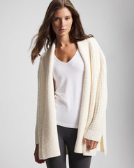 IVORY - Textured Cardigan Sweater | Soma
