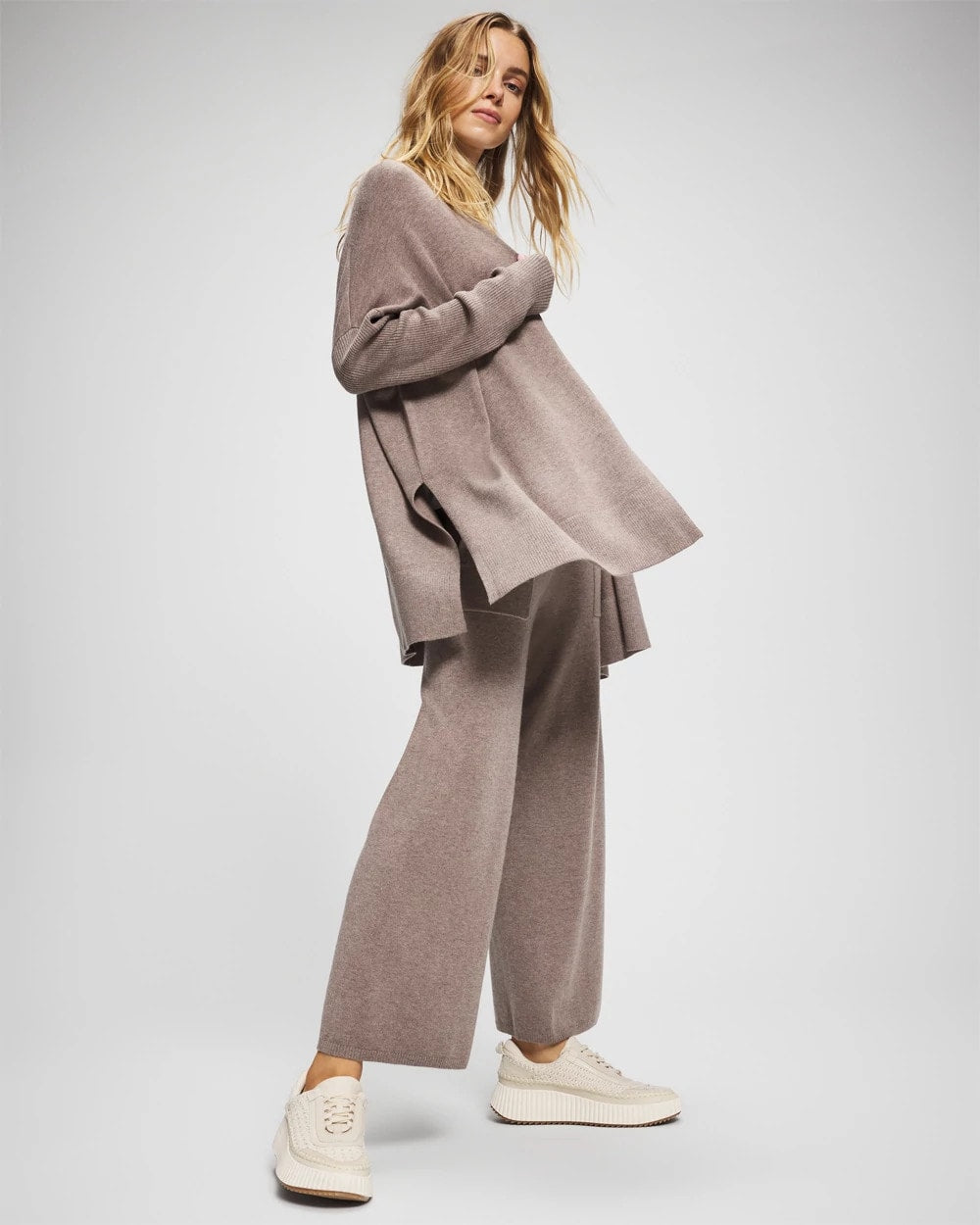 HEATHER FAWN - Premier Knit Sweater Wrap | Soma