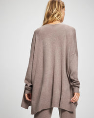 HEATHER FAWN - Premier Knit Sweater Wrap | Soma