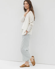 SALT MIST - Cotton Open Stitch Cardigan | Soma