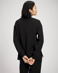 BLACK - Modern Modal Crewneck Sweatshirt | Soma