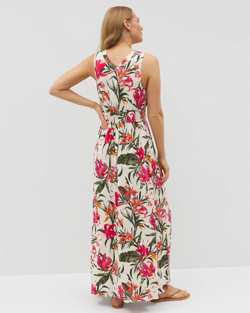 LE TIGRE TROPIC PARCHMENT - Riviera Surplice Maxi Bra Dress | Soma
