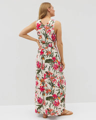 LE TIGRE TROPIC PARCHMENT - Riviera Surplice Maxi Bra Dress | Soma