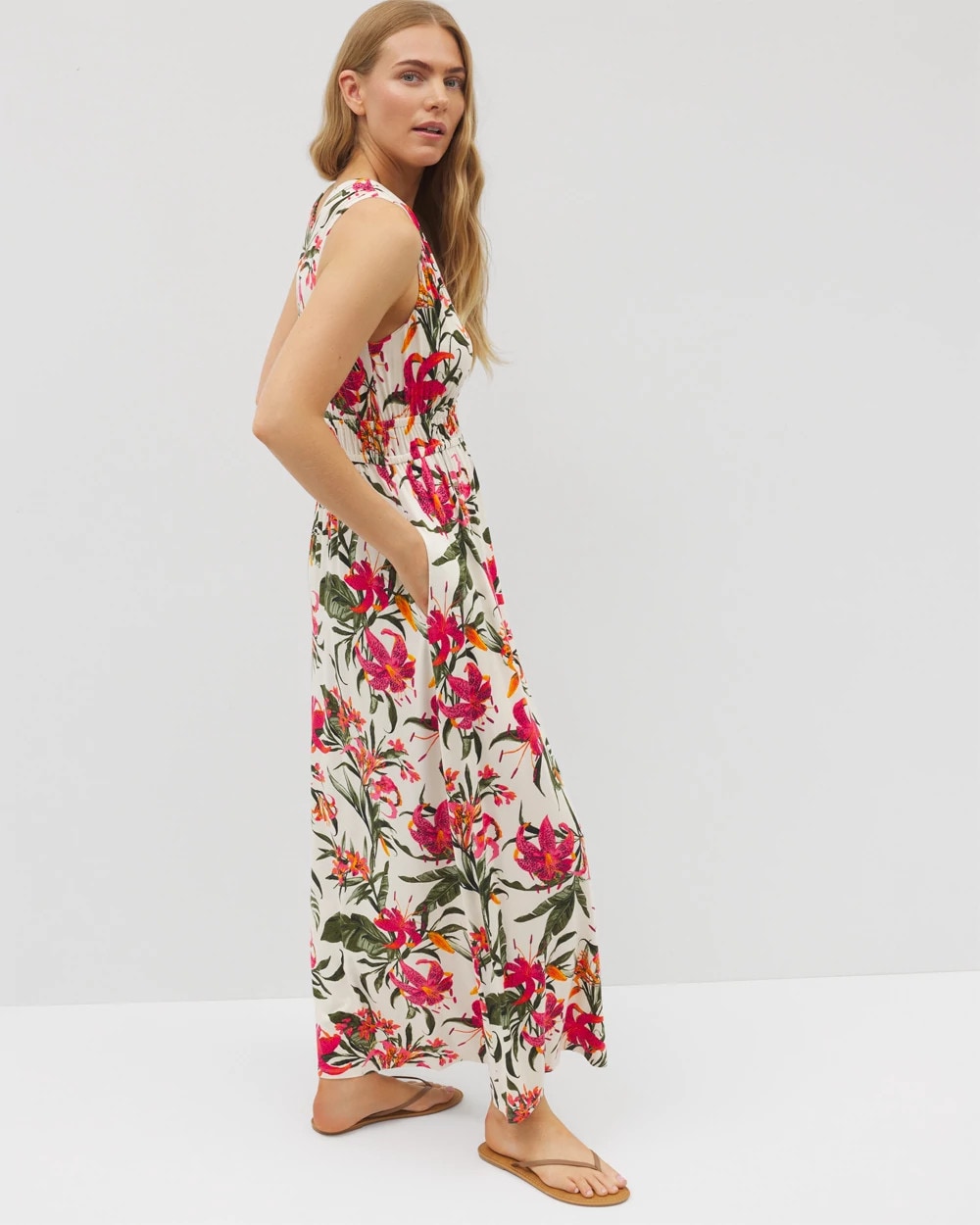 LE TIGRE TROPIC PARCHMENT - Riviera Surplice Maxi Bra Dress | Soma