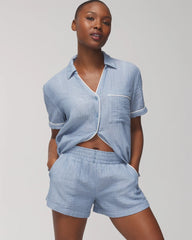 CROSSDYE VINTAGE INDIGO - Pajama Shorts | Soma