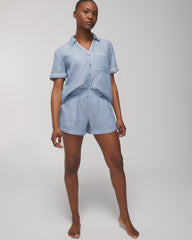 CROSSDYE VINTAGE INDIGO - Pajama Shorts | Soma