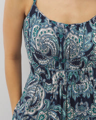 SHOW OFF PAISLEY NAVY - Paradiso Maxi Bra Dress | Soma
