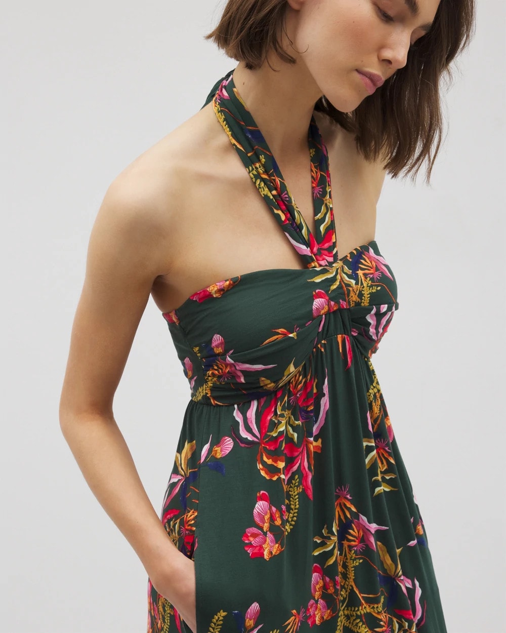 SUNRISE FLORA M EMERALD - Retreat Maxi Bra Dress | Soma