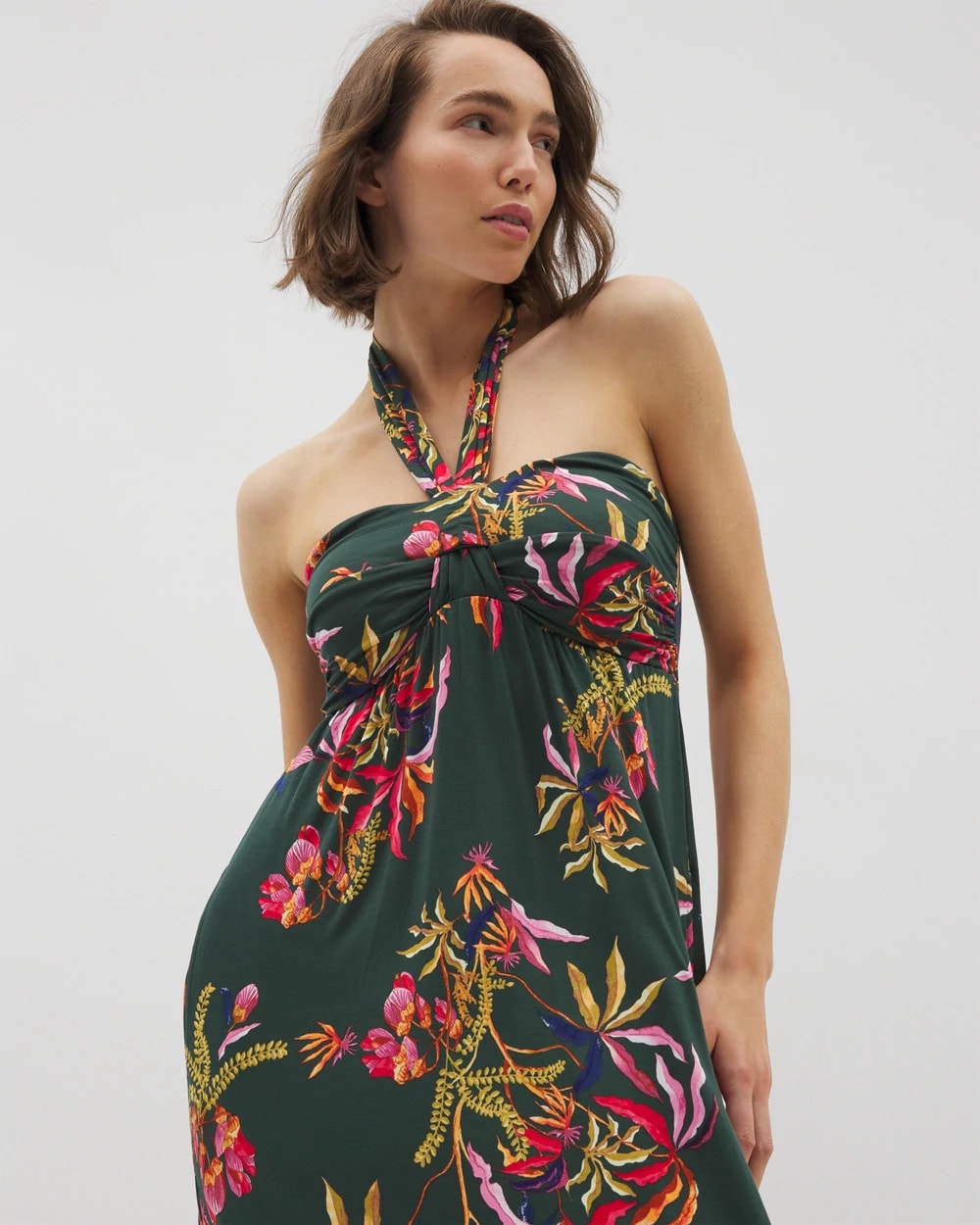 SUNRISE FLORA M EMERALD - Retreat Maxi Bra Dress | Soma