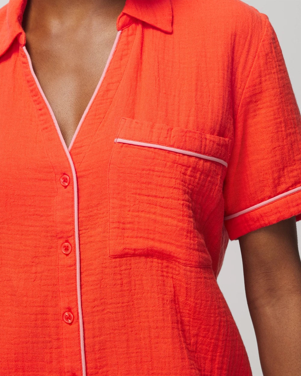 ISLAND GUAVA - Short-Sleeve Pajama Top | Soma