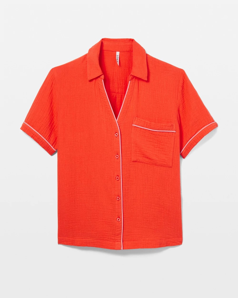 ISLAND GUAVA - Short-Sleeve Pajama Top | Soma