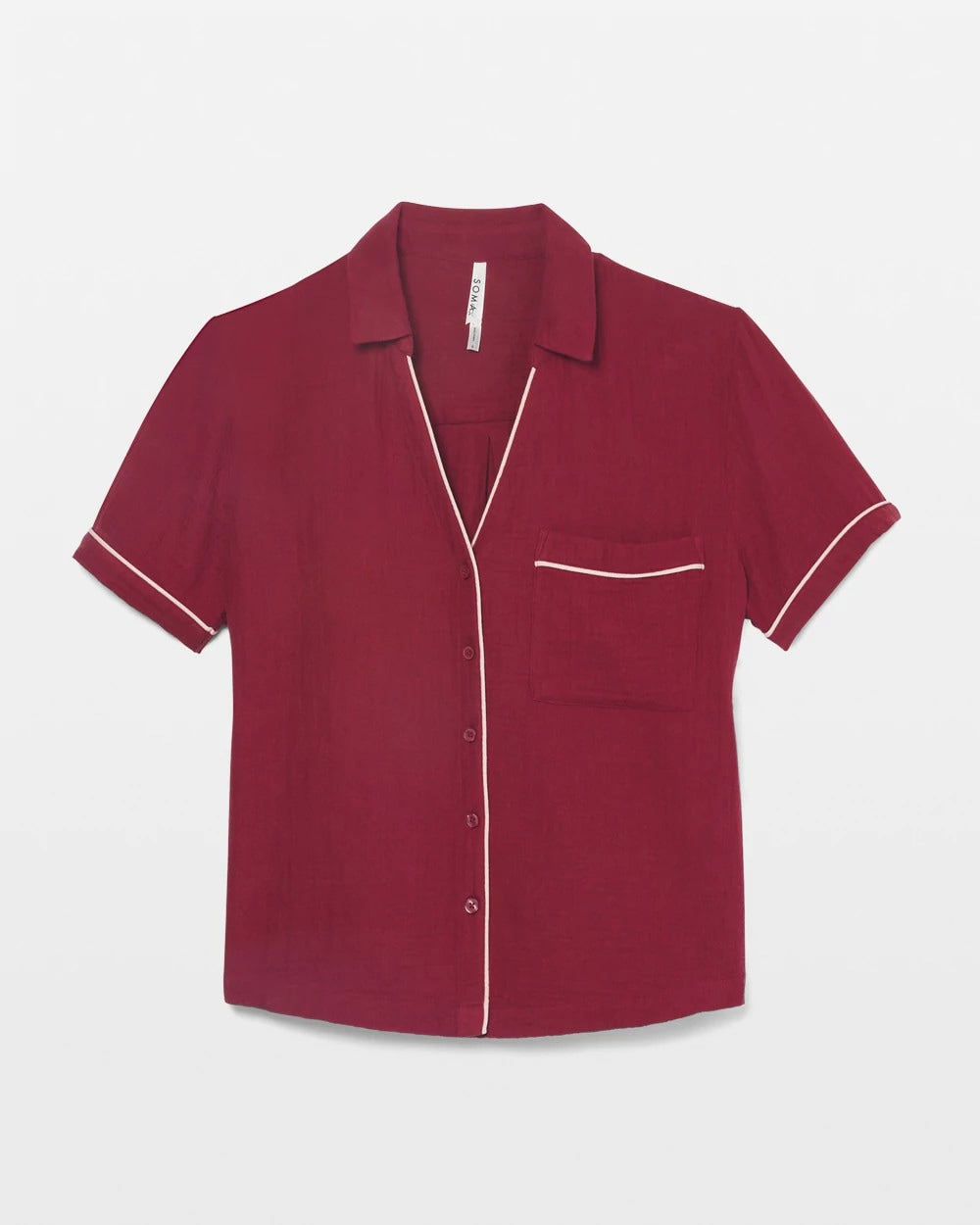 VERMILLION - Short-Sleeve Pajama Top | Soma