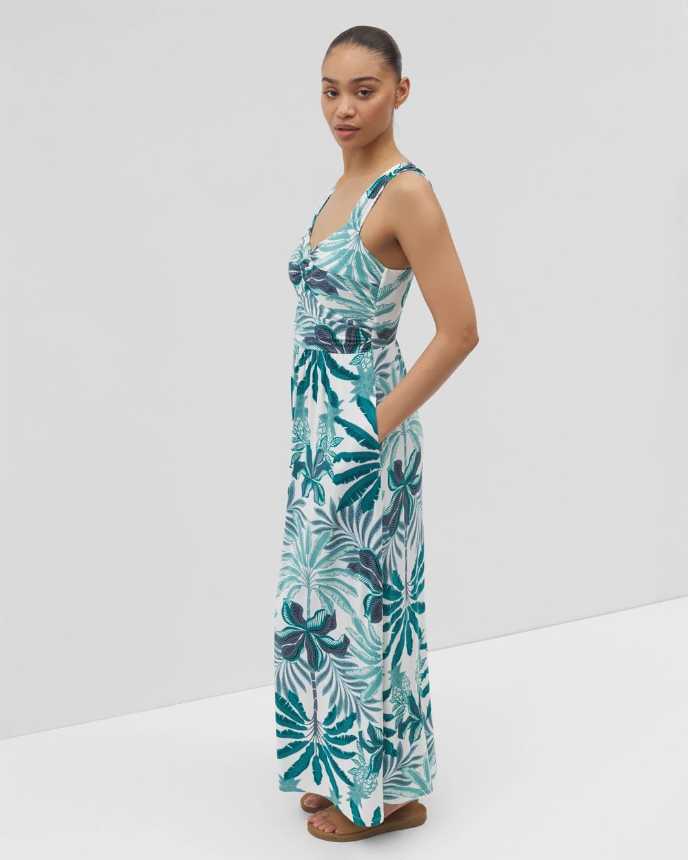 TROPIC TWIST ALLOVER - Bahia Maxi Bra Dress | Soma
