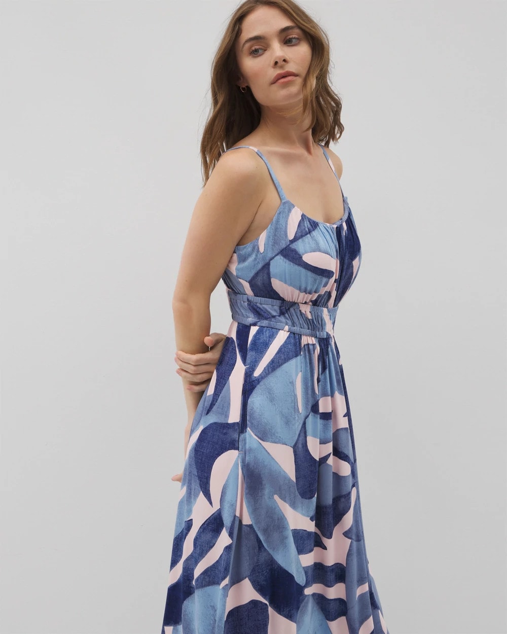 TROPICAL BREEZE GRAND SKY - Soft Jersey Paradiso Midi Bra Dress | Soma