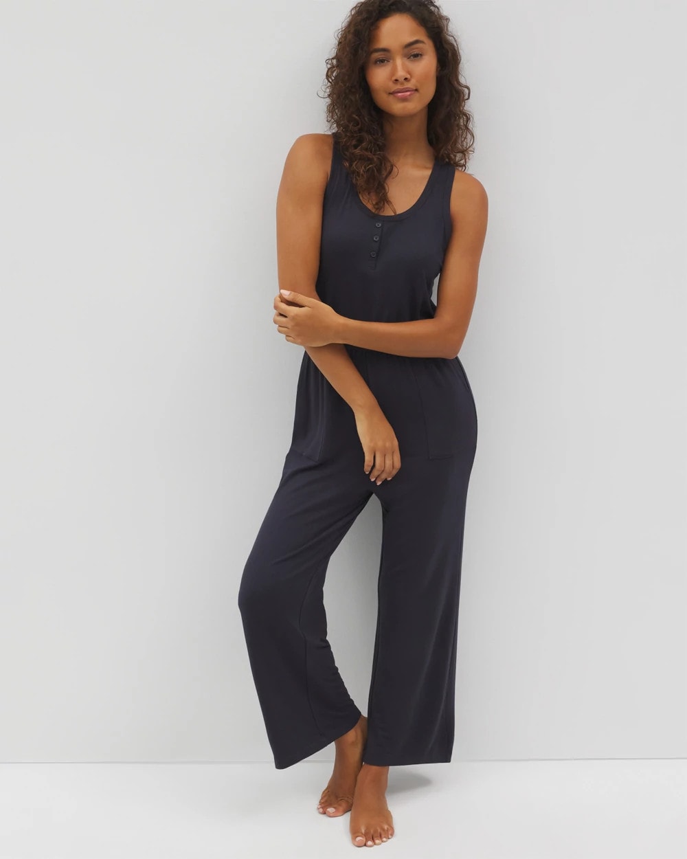 POLAR NIGHT - Lightweight Terry Crop Jumpsuit | Soma