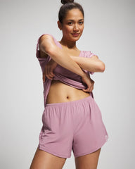 LILAC WINE - Lace Trim Pajama Short | Soma