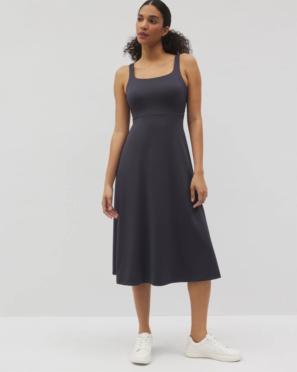 POLAR NIGHT - Lounge Square Neck Midi Dress | Soma