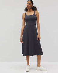 POLAR NIGHT - Lounge Square Neck Midi Dress | Soma