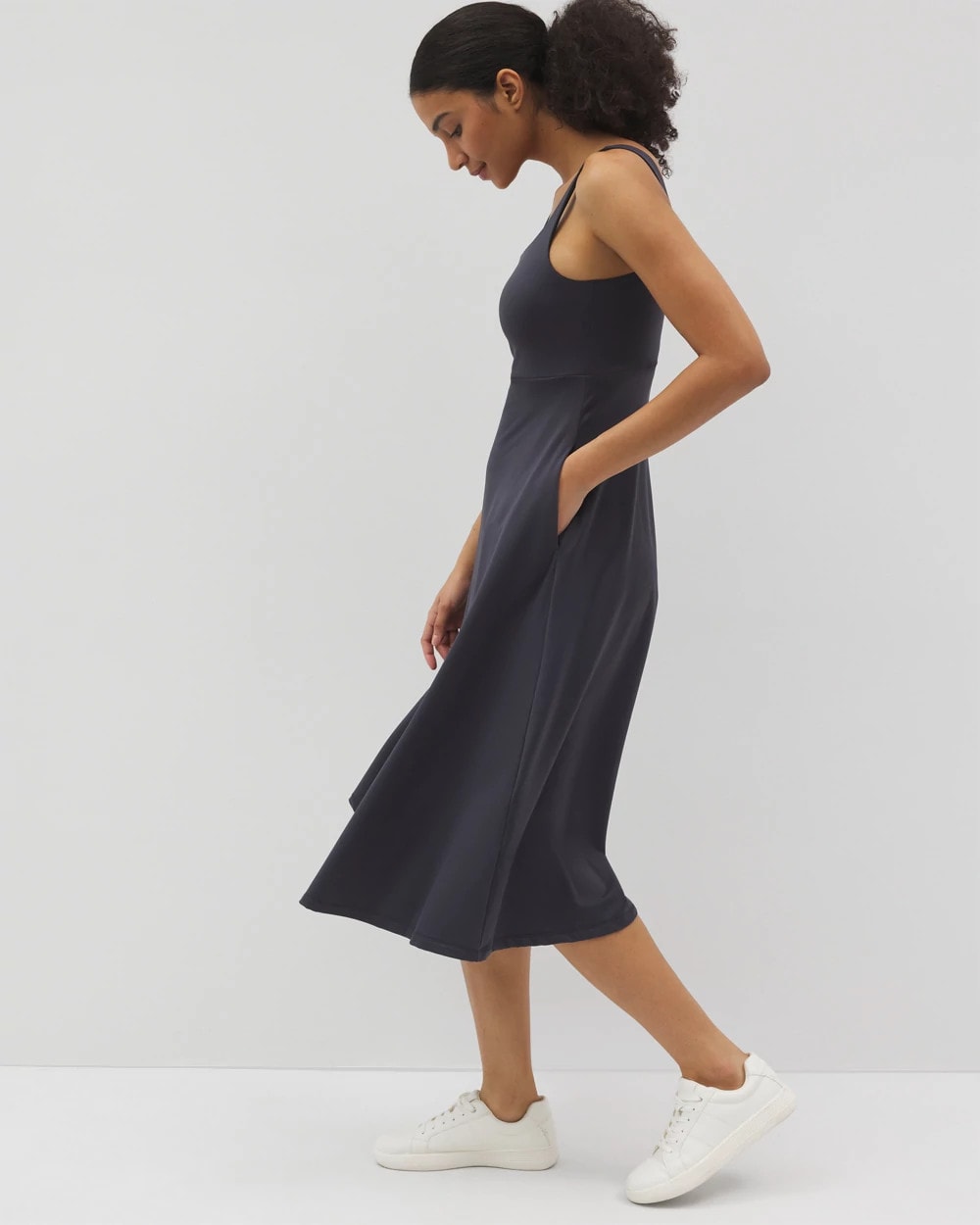POLAR NIGHT - Lounge Square Neck Midi Dress | Soma