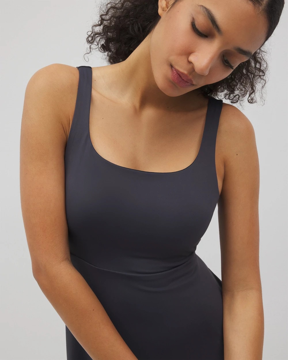 POLAR NIGHT - Lounge Square Neck Midi Dress | Soma