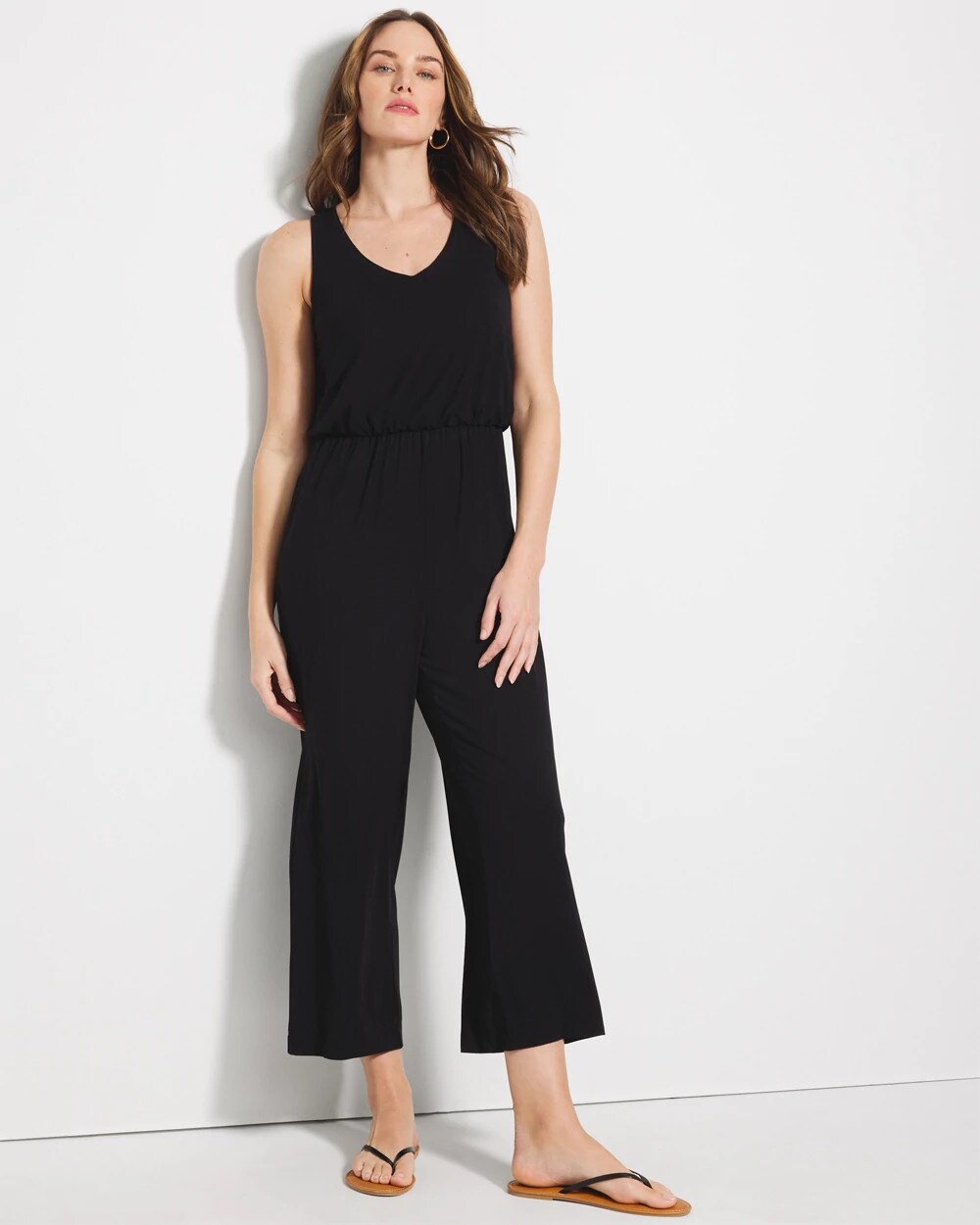 BLACK - Soleil Ankle Jumpsuit | Soma