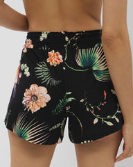 PARADISE PLUMES BLACK - Pajama Shorts | Soma